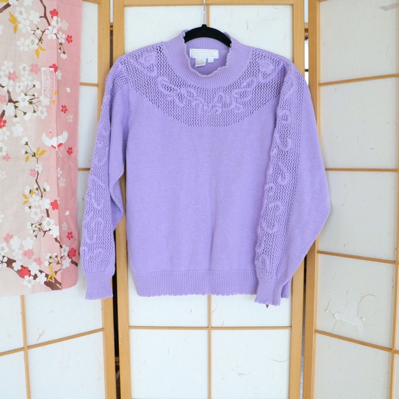 VTG Pastel Grannycore Sweater - Picture 2 of 14
